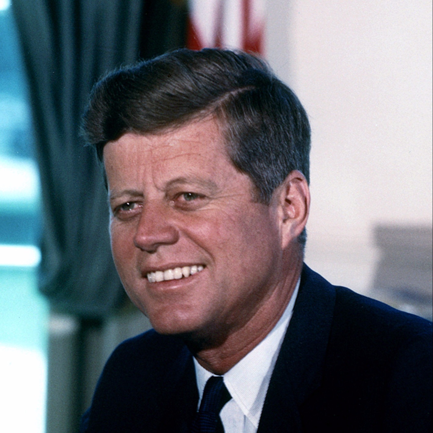 Foto van JF Kennedy.