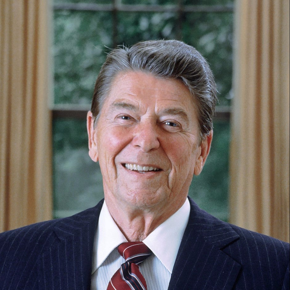 Foto van Reagan.
